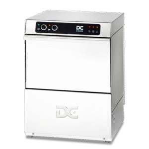 DC EG40ISD Economy Range 400mm Basket Frontloading Commercial Glasswasher With Integral Water Softener & Drain Pump, 16 Pint Capacity