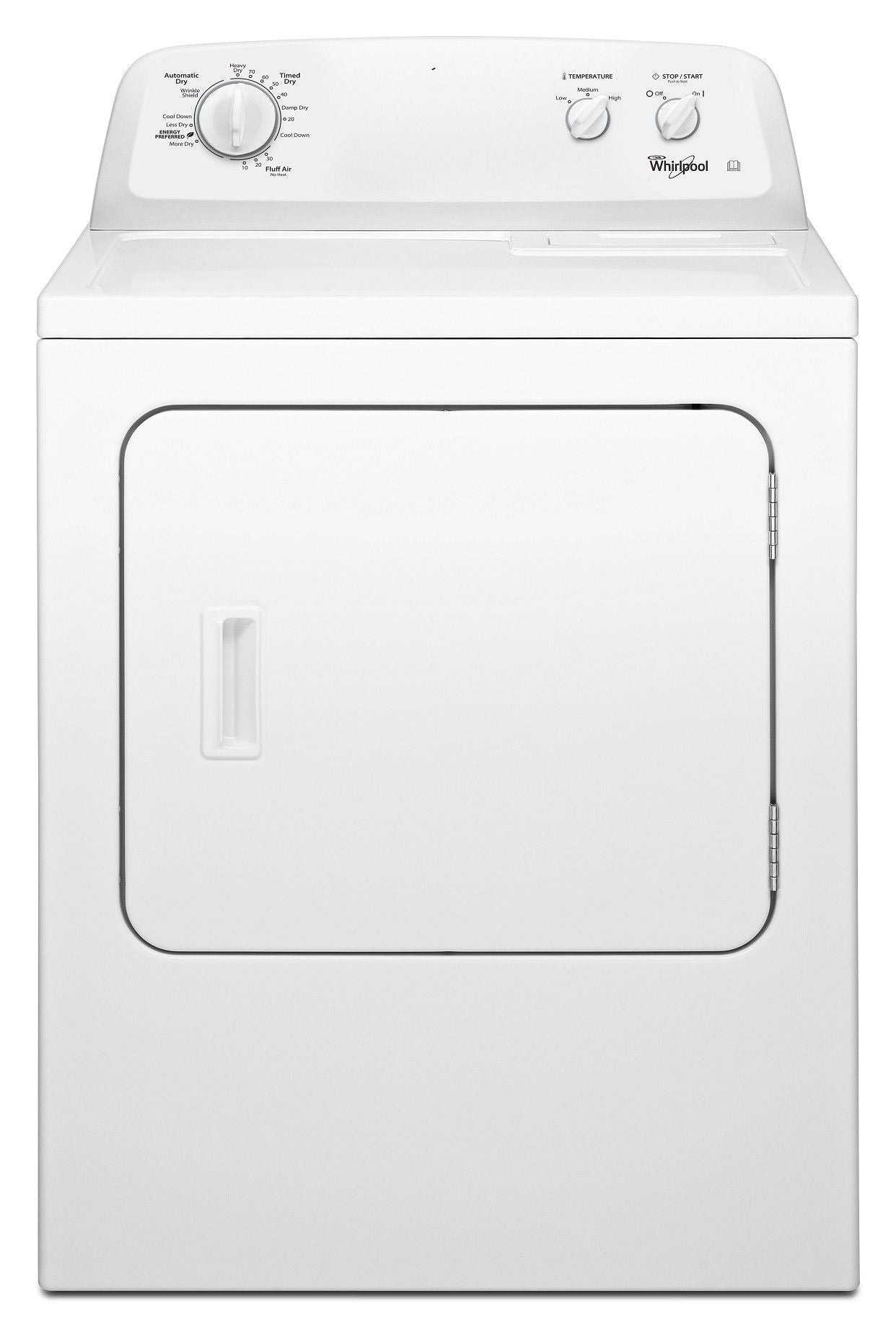 Whirlpool Atlantis 3LWED4705FW 15kg Classic American Style Vented Tumble Dryer