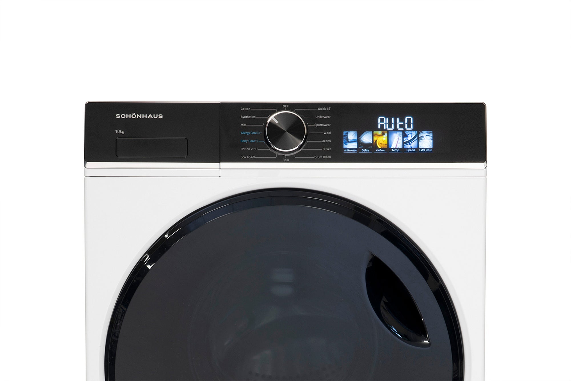 Schonhaus WMSF011014AW 10kg 1400 Spin Washing Machine - White - Image 2