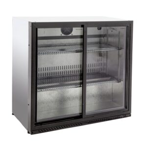 Sterling Pro BBS220S Sliding Double Door Bottle Cooler
